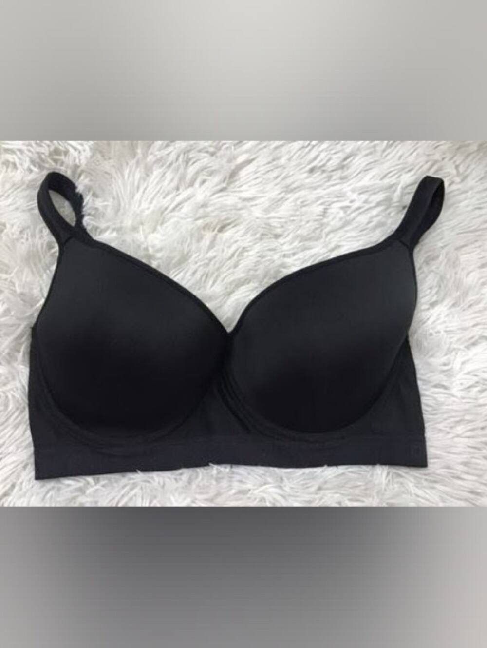 Black Seamless Comfort T-Shirt Bra - Women Intimates & Sleepwear